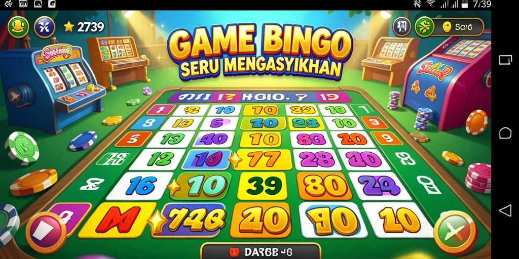 Screenshot gameplay 2739 menampilkan suasana Bingo yang seru.