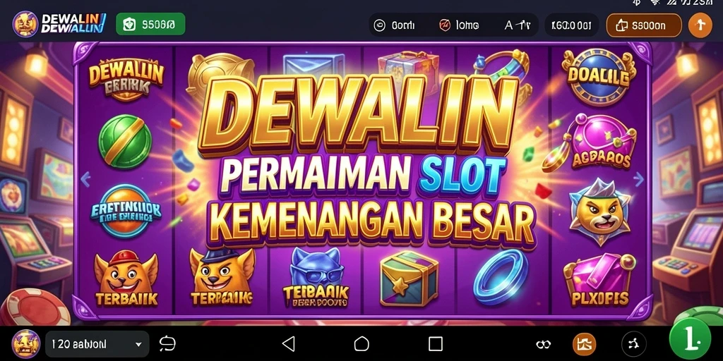 Tampilan gameplay DEWALIN dengan slot yang menarik.