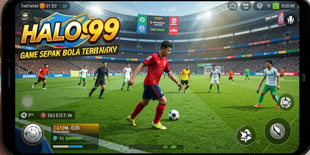 Gameplay HALO99 yang dinamis dengan aksi seru di lapangan.