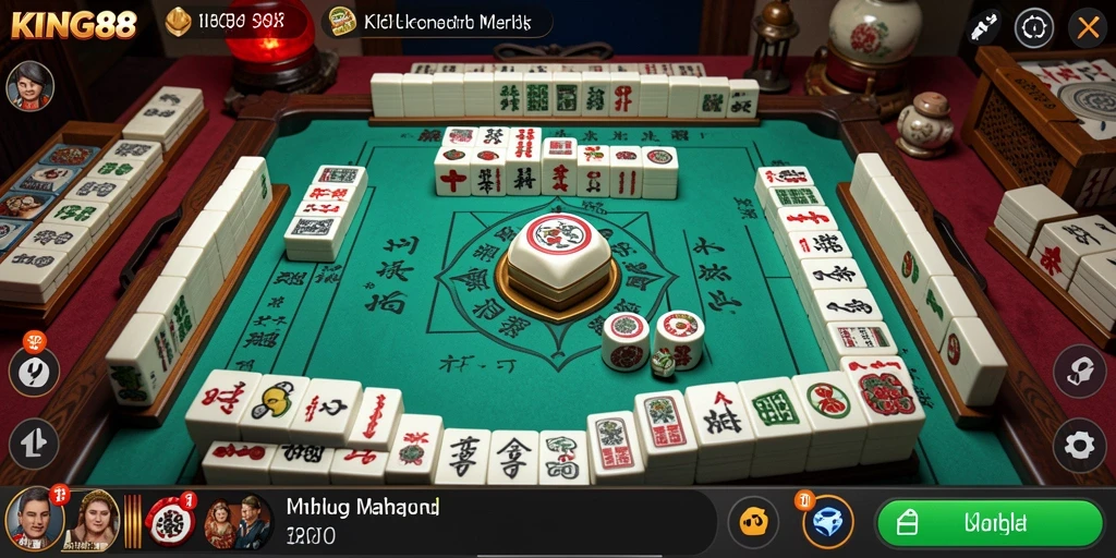 Screenshot utama KING88 menampilkan gameplay Mahjong yang seru dan menarik.