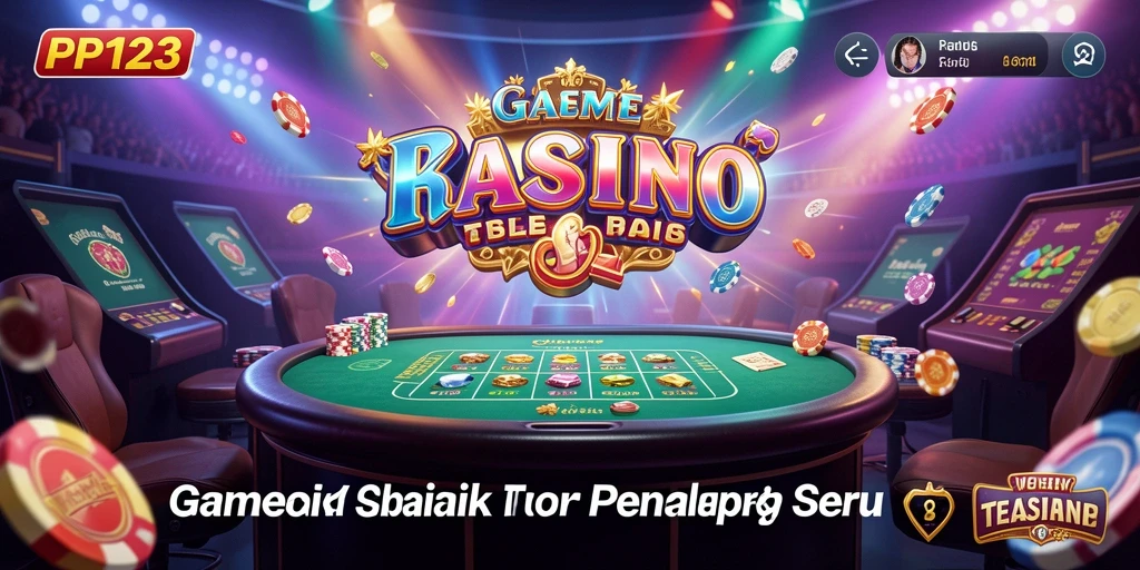 Tampilan gameplay Kasino yang mendebarkan dan interaktif.