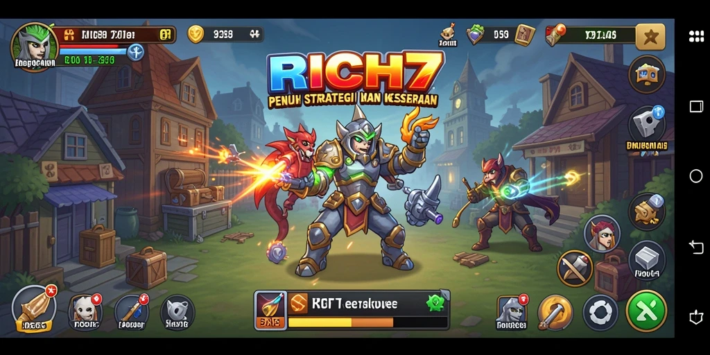 Tangkapan layar RICH7 menampilkan gameplay yang interaktif dan menarik.