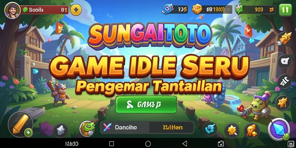 Tampilan gameplay seru dari SUNGAITOTO saat memainkan level Idle.